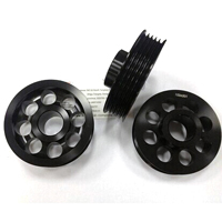precise-cnc-lathing-hardened-aluinum-pulley-holed-pulley-grooved-aluminum-pulley-oem